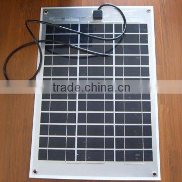 80W/18V Semi flexible monocrystalline silicon solar panel