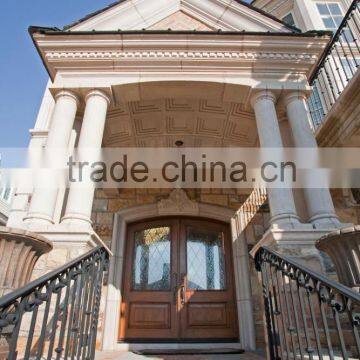 High Class Villa Use Natural Carved Limestone Column photo-6