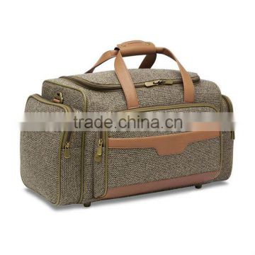 luxury Tweed 21" Carry-on Duffel Bag