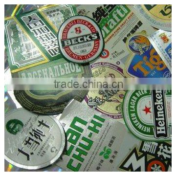 Customized Beer Bottle Sticker Manufacturing