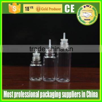 15ml e cigarette liquid plastic pet dropper bottles