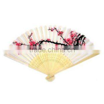 hand painted folding custom Japanese fan