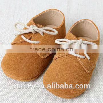 infant traditional wholesale soft sole leather baby shoes with lace