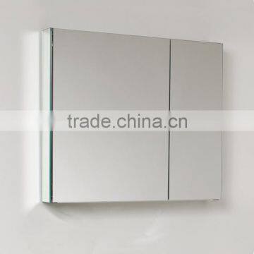 Best quality Double doors recessible cabinet ,high quality aluminum mirror cabinet for medicine storage