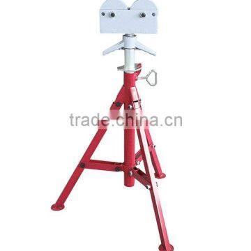 Adjustable Roller Head High Folding Pipe Stand