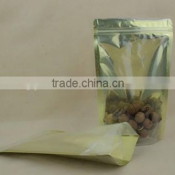 China clear stand up zipper bag for dry fruit