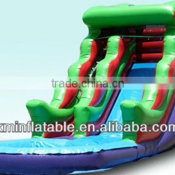 Giant inflatable water slide