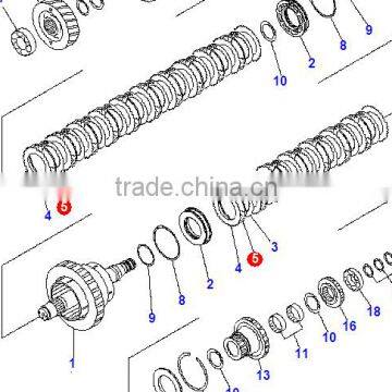56d-15-12710 wave spring 714-16-19730 plate 714-12-19711 disc WA470-6