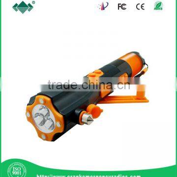 Auto Escape Hammer With Light Flashlight; Multifunctional LED Flashlight