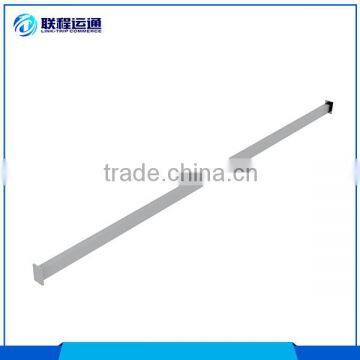 Quality clothes metal hanging aluminum display rack rail bar