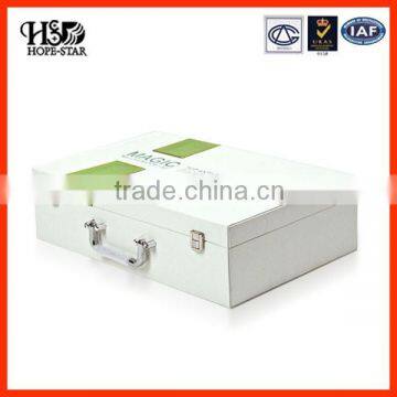 2015 Wholesale Top Sale High Quality leather tube gift wine box