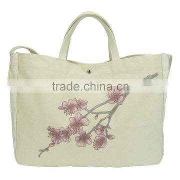 Ningbo Ronhon Premium Gift Bags Canvas Shoulder Messenger Large Size Shopping Bag photo-4