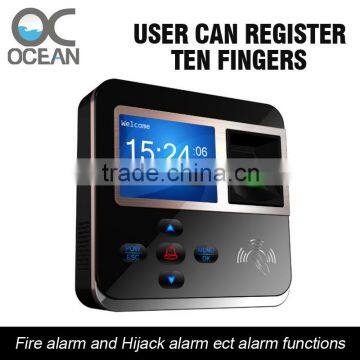 Hot selling RS232/485+TCP/IP+USB comunication time attendance and access control