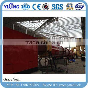 GHG series Yulong brand wood shaving dryer/sawdust rotary dryer/wood sawdust dryer