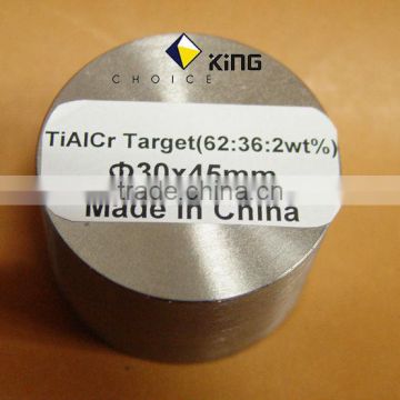 TiAlCr Alloy Target used as coating