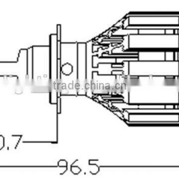 Factory Outlet High Power Led Headlight Bulb h7 for ETC-3HL-H7W-2000LM h7 Led Headlight photo-2