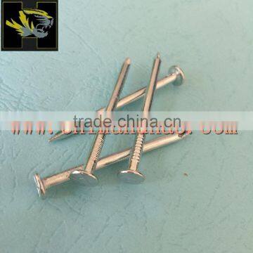 Smooth shank zinc plating concrete screws for building