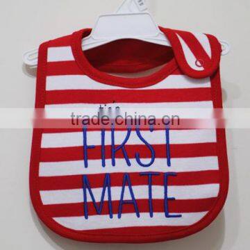 washable breathable 100% knitted cotton baby bibs wholesale