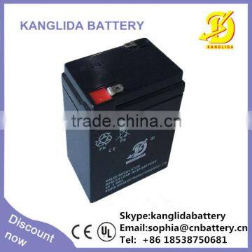 6v4ah rechargeable lead acid battery , small battery 6v 4ah