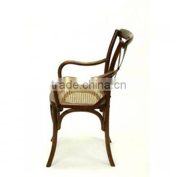 Fashionable French Style Sofa White Bent Wood Folding Office Chair photo-2