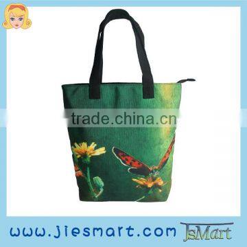 JSMART canvas handbag fashion lady bag printing available