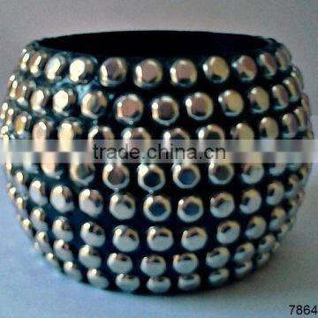 Indian Wooden Steel Fashion Bangle Bracelet