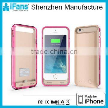 3100mah Rose Gold Battery Case for IPhone6S photo-3