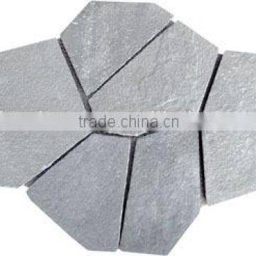 Natural stone grey slate flagstone mats