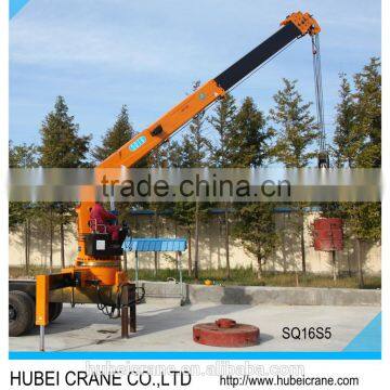 China manufacturer high quality best price 3.2T 5T 6.3T 8T 10T 12T 14T 16T 18T 20T telescopic boom truck mounted crane for sales