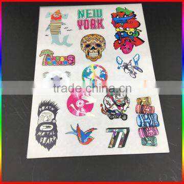 custom Halloween scratching temporary tattoo stickers