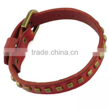 BOSHIHO unique leather bracelet/leather bracelets online/replacement watch straps