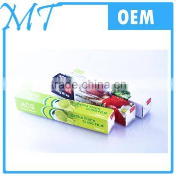 PE cling film food wrap with cutter box