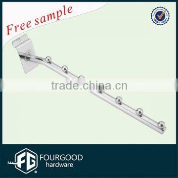 Fashional metal MDF clothing display hook in shop