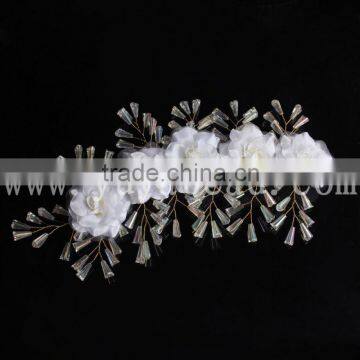 white bridesmaids flower bead vine for festive decor