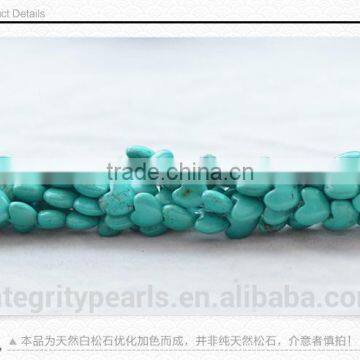 10*12mm Heart Shaped Jewelry Accessory Beads Turquoise Decoration photo-3