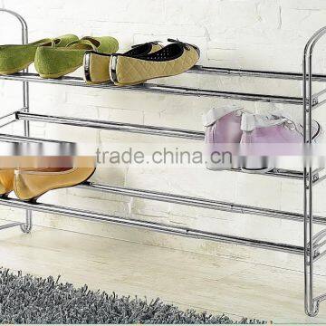 3 tier metal storage shoe rack