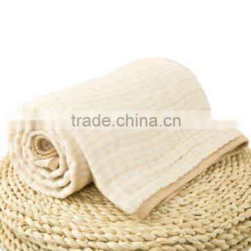 Natural Colored Cotton Newborn Infant Cotton Bath Towel Supersoft Baby Blanket