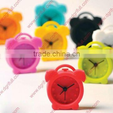 Funny Round silicone desktop clock