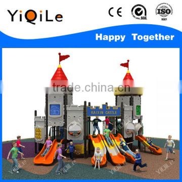 Rational construction plastic children outdoor playground slide with CE certificate