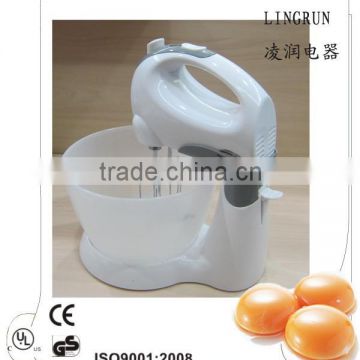 electric hand mixer with bowl