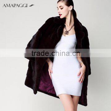 Women mink fur winter coat wholesale