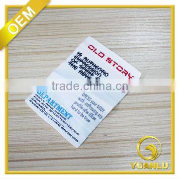 custom china supplier woven label custom clothing labels