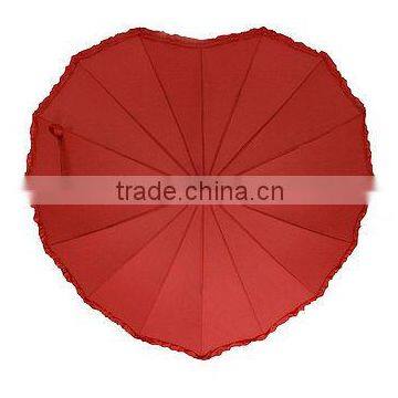 Frilled Heart Shaped Umbrella photo-4