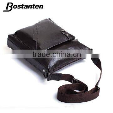 Real Leather Long Strap Men Shoulder Messenger Bag Laptop Bags photo-4