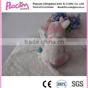 New High Quality Pink Plush Cow Toy Hot Selling