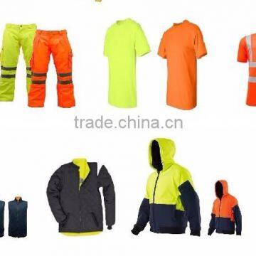 safety trouser, safety shirts, reflective shirt, body warmer, reversible jacket, bibs