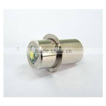 1W LED Upgrade Bulb; 2 Cells C or D Torch Replacement Bulb;P13.5 Base