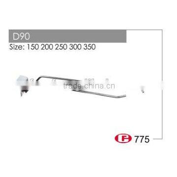 2016 Convinent Double Lines Metal Hanging Hooks for Shops D90