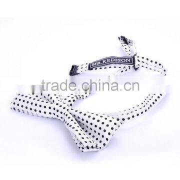 printed handmade self bow ties for girl