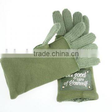 Good reputation professional trade assurance woolen knitted glove